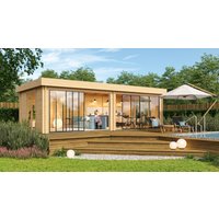 26 % Discount! Fjordholz Gartenhütten Alu Concept Lounge 70 B 24m² Unkategorisiert online kaufen