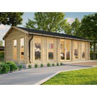 26 % Discount! Fjordholz Gartenhütten Modell Helena 70 A 32m² Unkategorisiert online kaufen