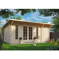 26 % Discount! Fjordholz Gartenhütten Modell Jacob 44 C mit Abstell 24m² Unkategorisiert online kaufen