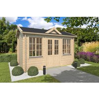 26 % Discount! Fjordholz Gartenhütten Modell Teehaus Cambridge 70 12m² Unkategorisiert online kaufen