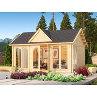 26 % Discount! Fjordholz Gartenhütten Modell Teehaus Wakefield 70 20m² Unkategorisiert online kaufen