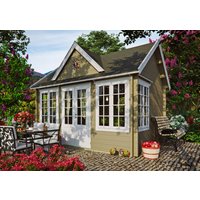 26 % Discount! Fjordholz Gartenhütten Modell Teehaus Windsor 44 12m² Unkategorisiert online kaufen