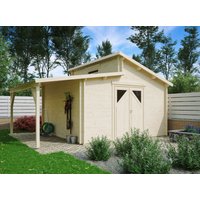 26 % Discount! Fjordholz Gartenhütten Modell Varianta 44 F +SD 24m² Unkategorisiert online kaufen