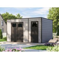 26 % Discount! WPC Gartenhütten Modell Cubus 2-Raum 10,98 m² 12m² Unkategorisiert online kaufen