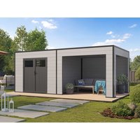 26 % Discount! WPC Gartenhütten Modell Cubus Lounge 16,25 m² 18m² Unkategorisiert online kaufen