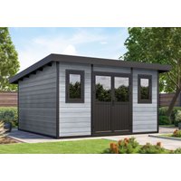 27 % Discount! WPC Gartenhütten Modell Duo Color 15 m² 15m² Unkategorisiert online kaufen