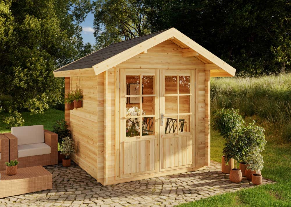30% reduziert! B-Ware Alpholz Gartenhaus Palma - Ohne Schutz-Imprägnierung 9m² Unkategorisiert online kaufen 30% reduziert! B-Ware Alpholz Gartenhaus Palma - Ohne Schutz-Imprägnierung 9m² Unkategorisiert online kaufen