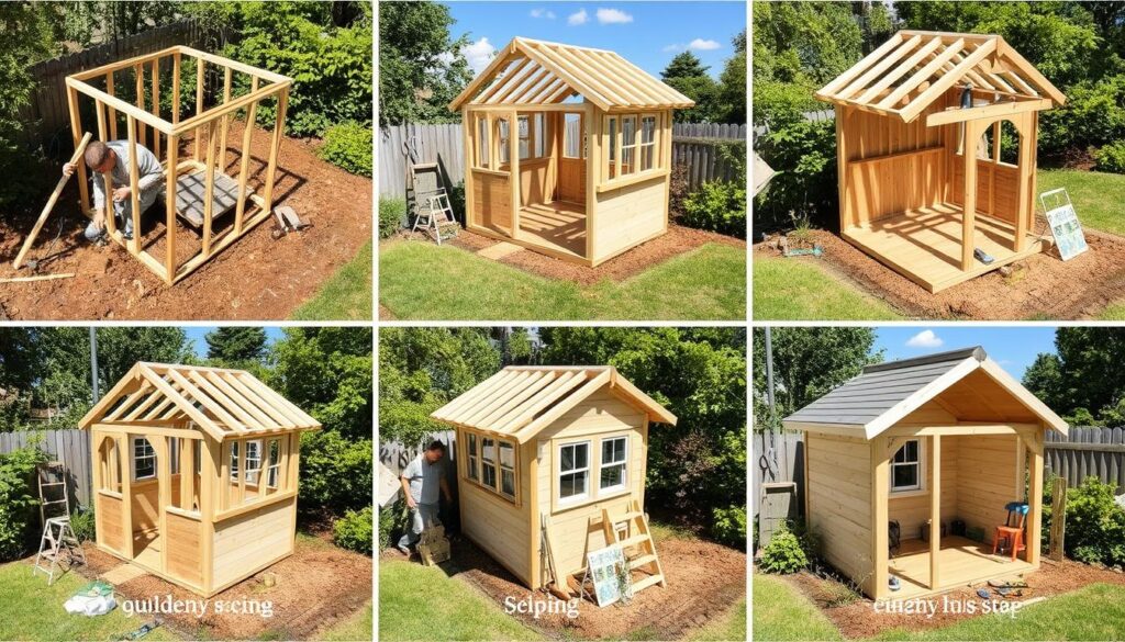 Gartenhaus Aufbau Schritt fĂĽr Schritt Gartenhaus Aufbau Schritt fĂĽr Schritt