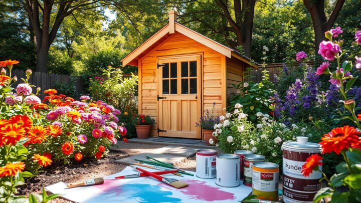Gartenhütte streichen – Tipps für perfektes Ergebnis