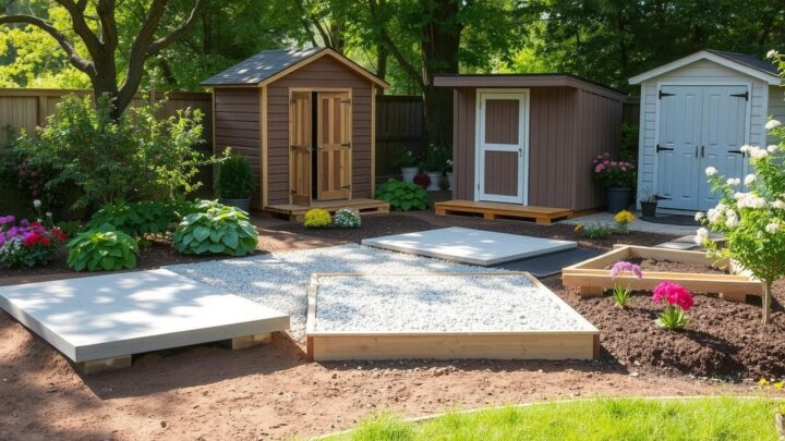 Gartenhütten Fundamentarten – Stabile Basis im Garten