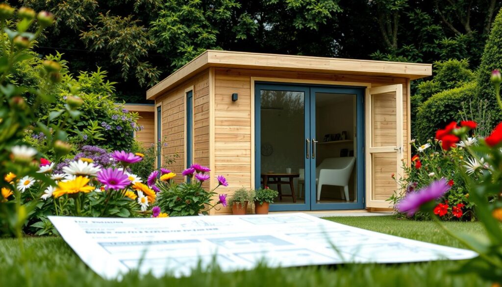 Modernes Gartenhäuschen Rechtliche Aspekte