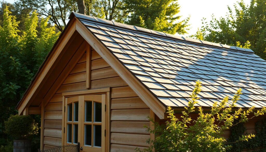 Gartenhaus Dacheindeckung Gartenhaus Dacheindeckung