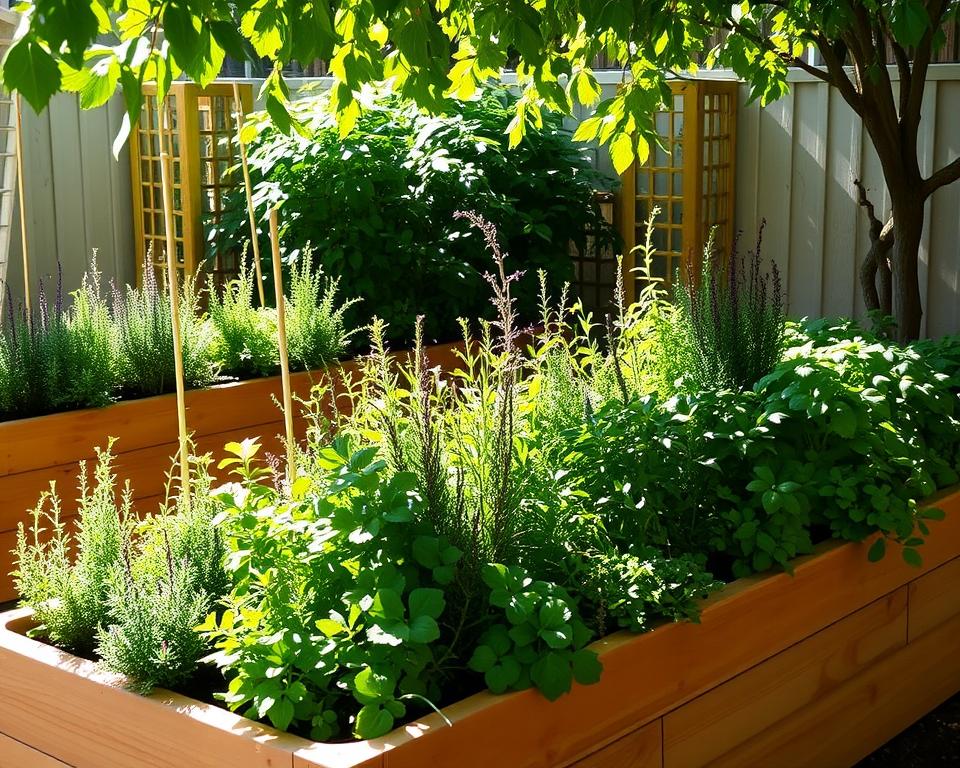 Kräuterbeet Arrangement