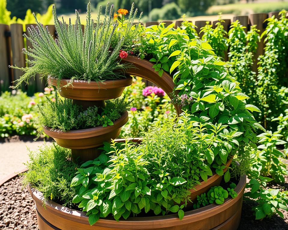 Kräuterspirale anlegen Anleitung