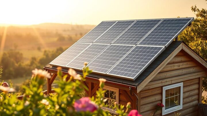 Solaranlage fürs Gartenhaus – Ratgeber & Tipps