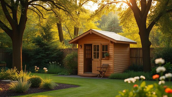 Wie weit muss ein Gartenhaus von der Grundstücksgrenze sein?