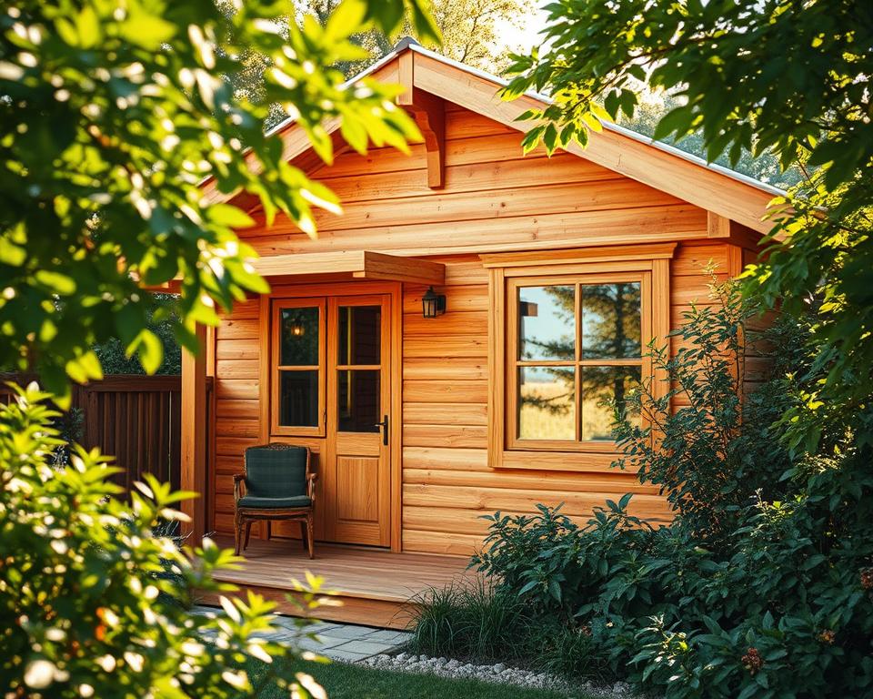 Holz Gartenhaus Isolierung