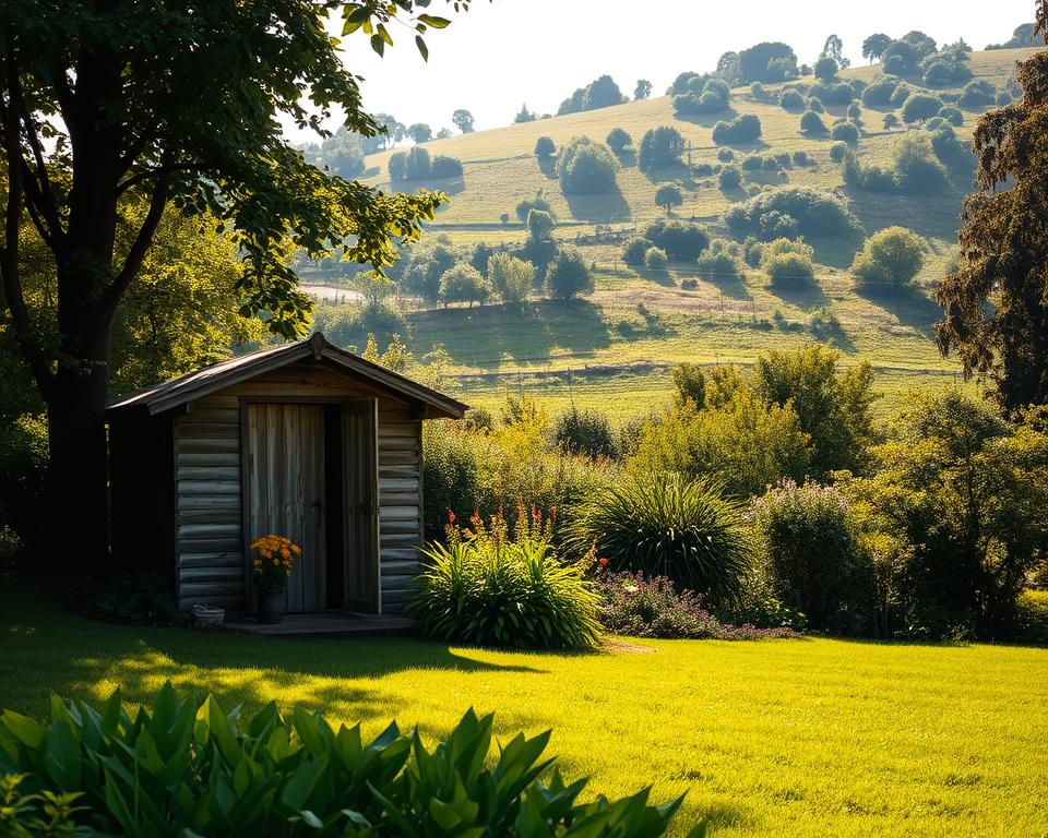 Standort Gartenhütte