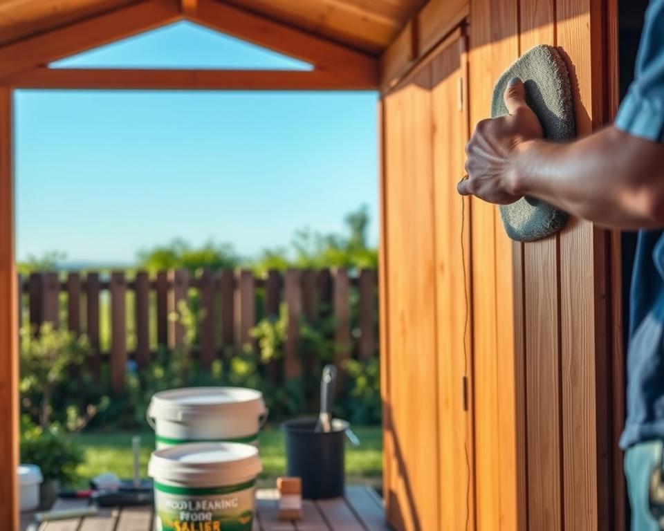 Schritt für Schritt Anleitung Gartenhaus imprägnieren Schritt für Schritt Anleitung Gartenhaus imprägnieren