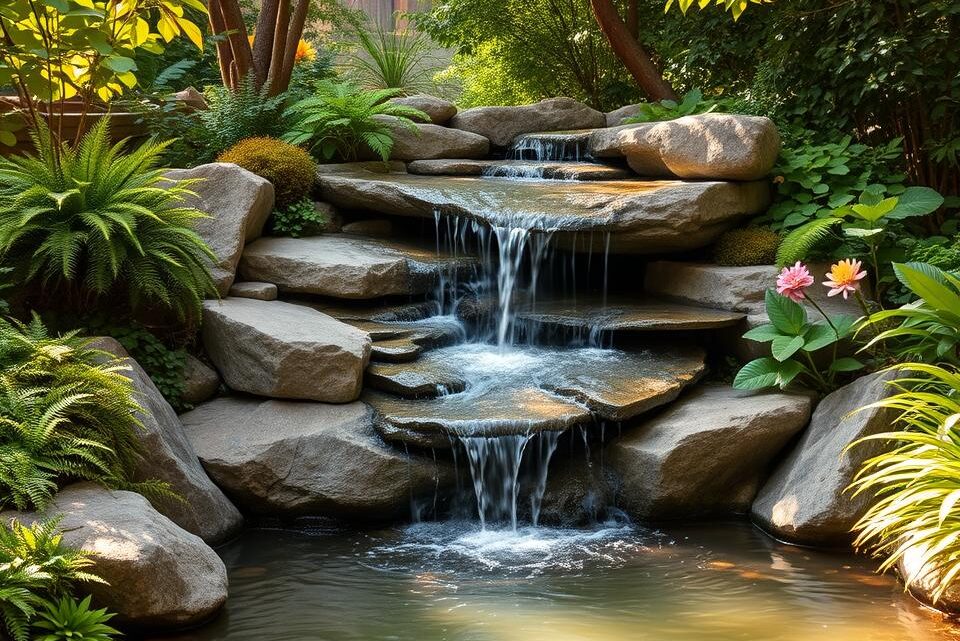 So bauen Sie Ihren Wasserfall Brunnen selber: DIY-Anleitung