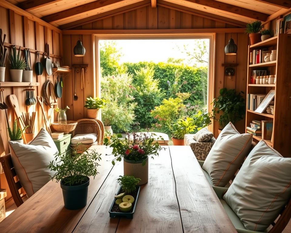 Gartenhütte schön einrichten: Deine Inspiration