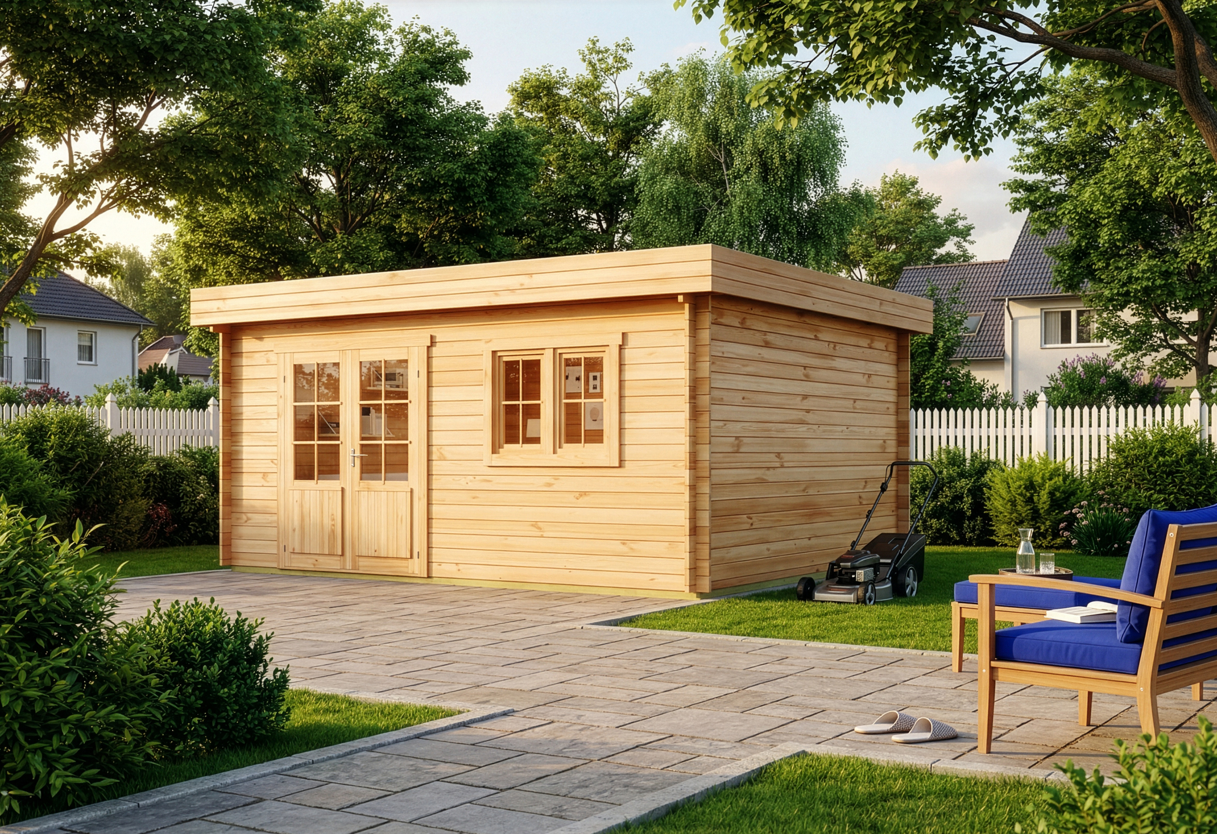 16% reduziert! Gartenhaus Spree B 20m²