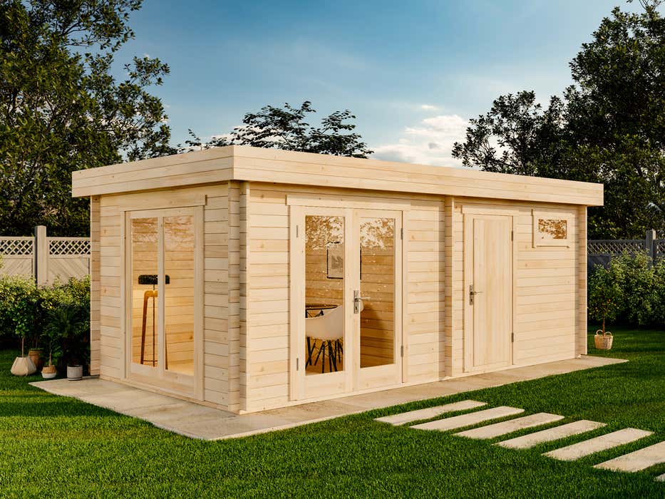 16% reduziert! Gartenhaus Vönix 18m²