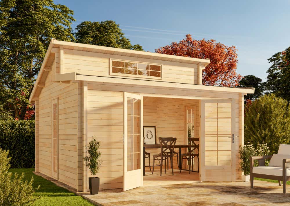 20% reduziert! Gartenhaus Lausitz 16m²