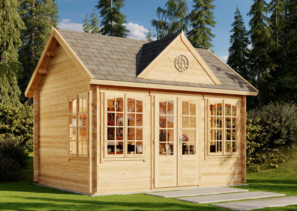 Gartenhaus CLOCKHOUSE® Royal 16m²
