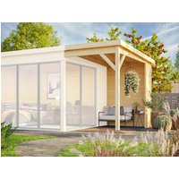 20 % Discount! Fjordholz Seitendach für Gartenhütten Mia 28 6m²