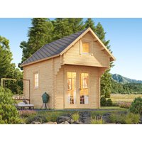 26 % Discount! Fjordholz Satteldach Gartenhütten Modell Ottawa 44 12m²