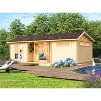 26 % Discount! Fjordholz Gartenhütten Modell Uri 44 36m²