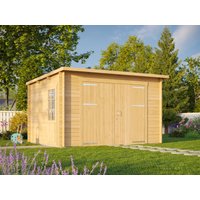26 % Discount! Fjordholz Gartenhütten Modell Gardenstore 28 A 12m²