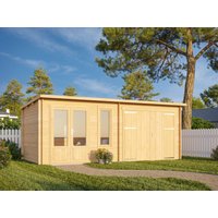 26 % Discount! Fjordholz Gartenhütten Modell Gardenstore 28 B 12m²