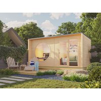 26 % Discount! Fjordholz Gartenhütten Modell Office Box Größe XL na 15m²