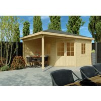 26 % Discount! Fjordholz 5-Eck Gartenhütten Modell Evelyn 3B 12m²