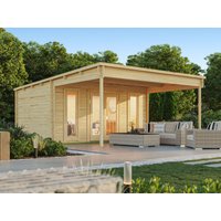 26 % Discount! Fjordholz Pultdach Gartenhütten Modell Mali 28 D 24m²