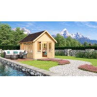 26 % Discount! Fjordholz Gartenhütten Modell Jura 44 12m²