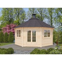 26 % Discount! Fjordholz 8-Eck Grillpavillon Modell Gunnar 17m² 20m²