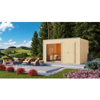 26 % Discount! Fjordholz Gartenhütten Modell Q-BIC Alu 44 I 12m²