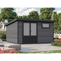 26 % Discount! WPC Gartenhütten Modell Style DeLuxe 13,70 m² 12m²