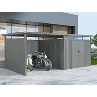 37 % Discount! Metall Gerätehaus Modell Style 7,56 m² Spar-Set-2 6m²
