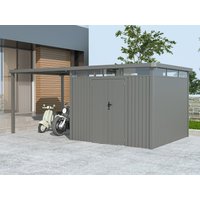 38 % Discount! Metall Gerätehaus Modell Style 7,56 m² Spar-Set-1 6m²