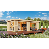 26 % Discount! Fjordholz Gartenhütten Ambience 44 24m²