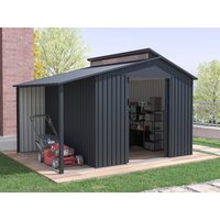 26 % Discount! Metall Gerätehaus Modell Viva Varianta 9,12 m² 9m²