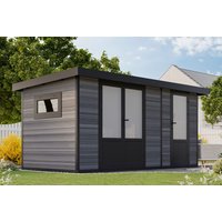 26 % Discount! WPC Gartenhütten Modell Style DeLuxe 2-Raum 8,0 m² 8m²