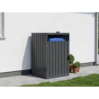 27 % Discount! StarLine 1er Mülltonnenbox Modell Cubi Metall 240
