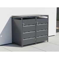 27 % Discount! StarLine 2er Mülltonnenbox Modell Stabilo 240 l