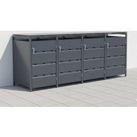 25 % Discount! StarLine 4er Mülltonnenbox Modell Stabilo 240 l