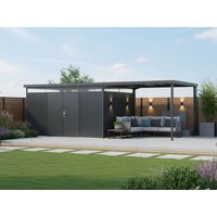 23 % Discount! StarLine Metall Gerätehaus Modell Solidum 19,60 m² 12m²